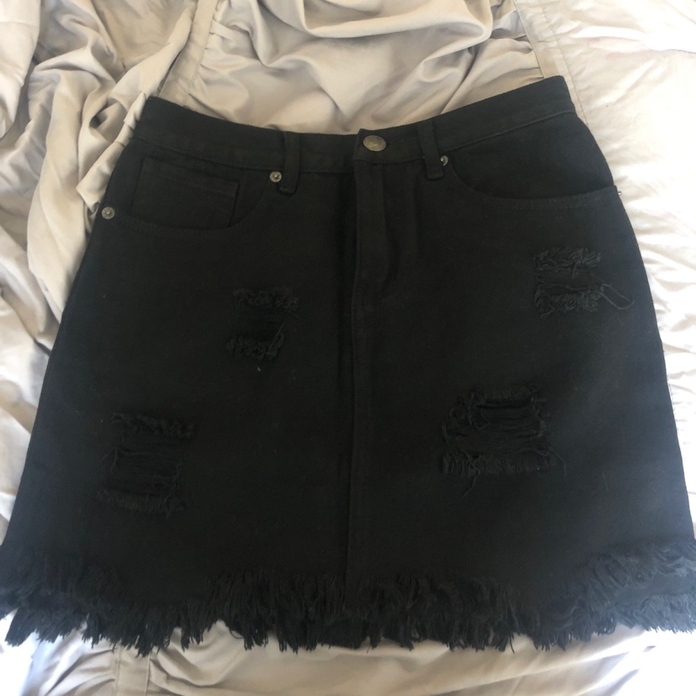 NWT Nasty Gal black skirt